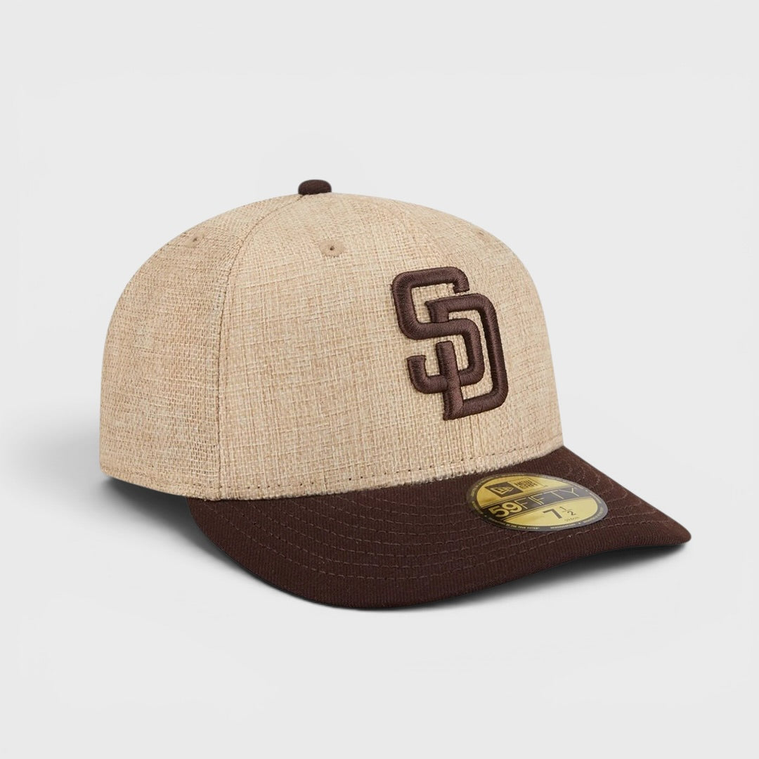 New Era Twine 59Fifty SD Padres tan brown