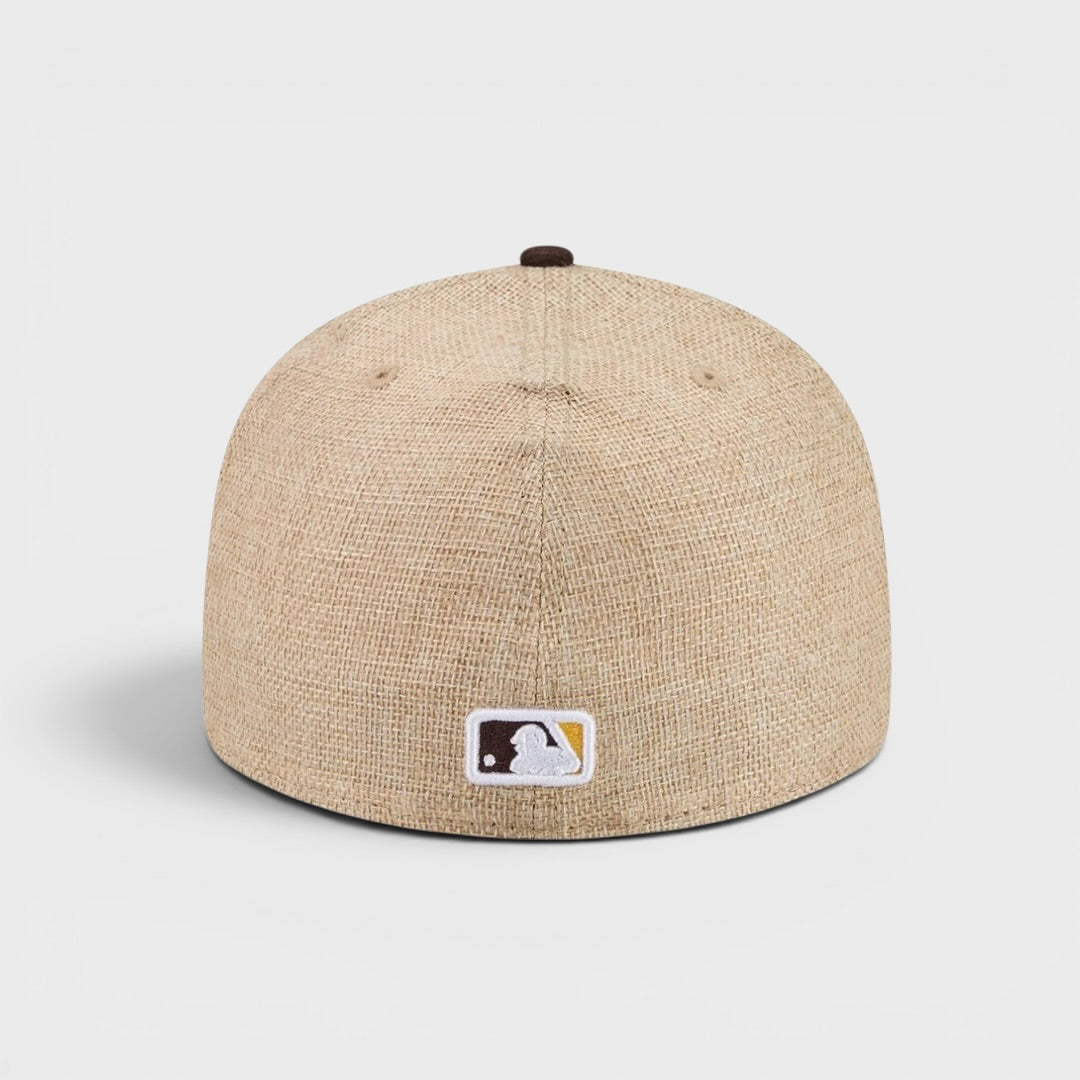New Era Twine 59Fifty SD Padres tan brown