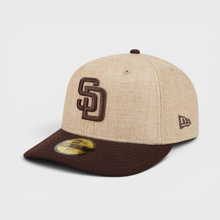 New Era Twine 59Fifty SD Padres tan brown