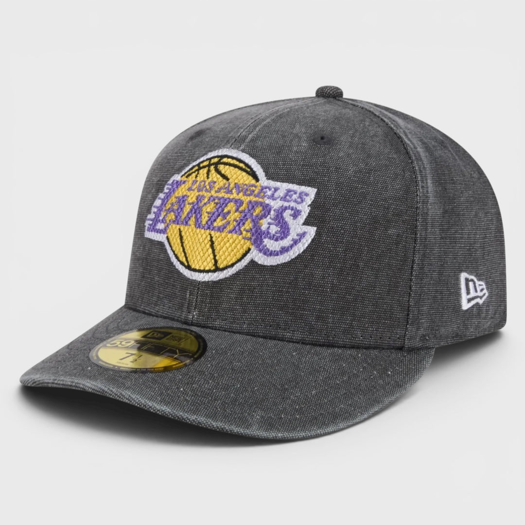 New Era NBA Hardwood Classic 59Fifty LA Lakers charcoal