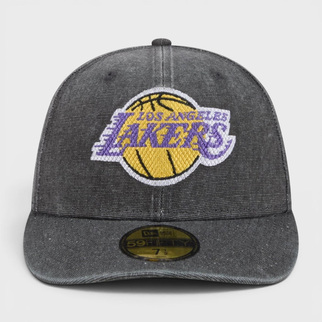 New Era NBA Hardwood Classic 59Fifty LA Lakers charcoal