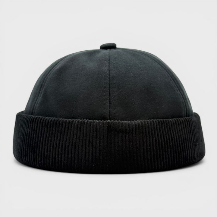 Major Wear Docker Hat Brimless Rolled Cap black - Shop-Tetuan