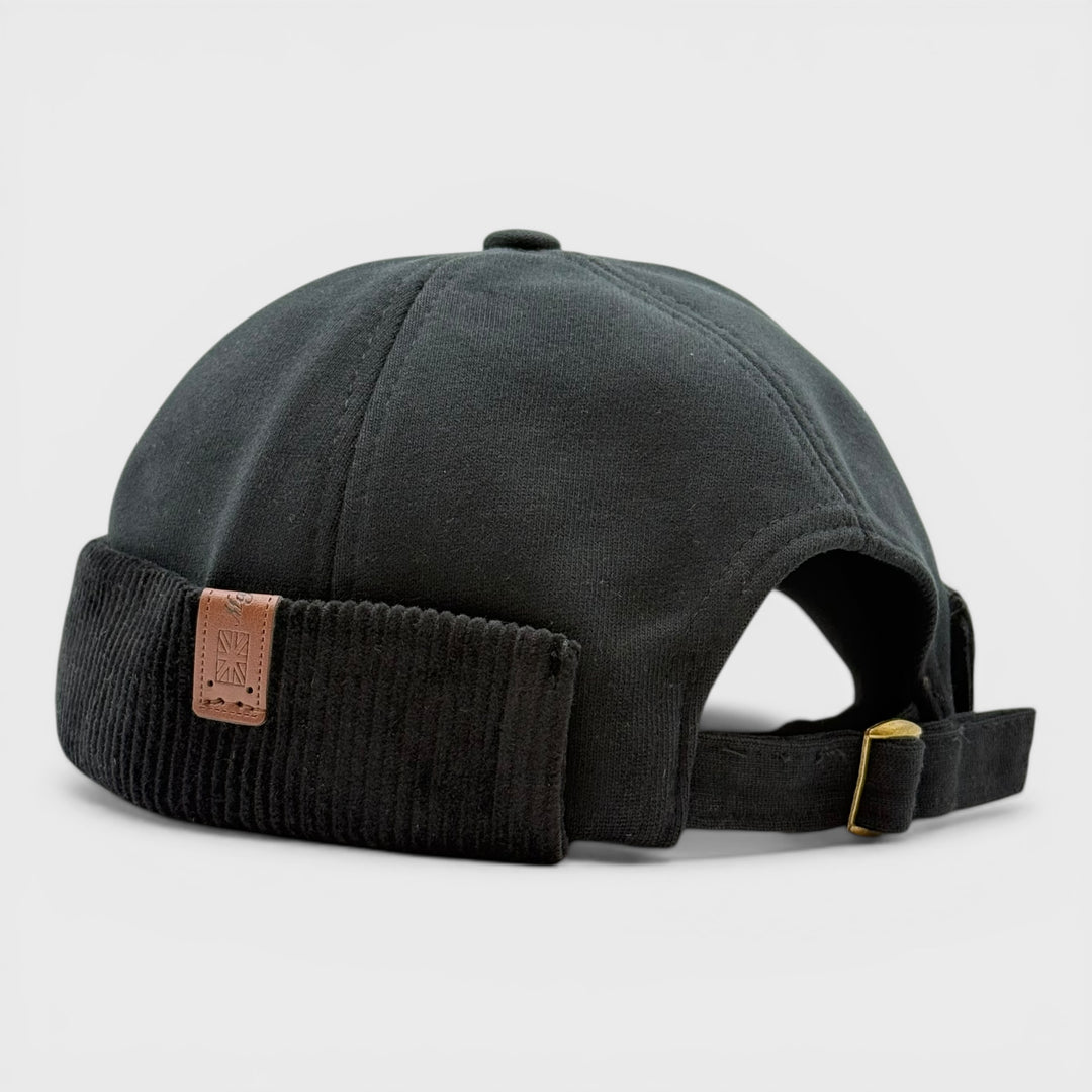 Major Wear Docker Hat Brimless Rolled Cap black - Shop-Tetuan