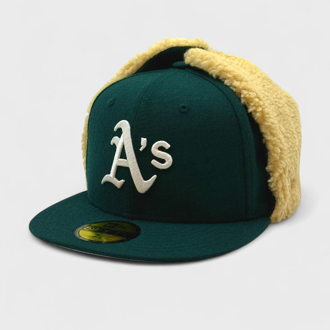 New Era Image Dogear 59Fifty O Athletics dk.green - Shop-Tetuan