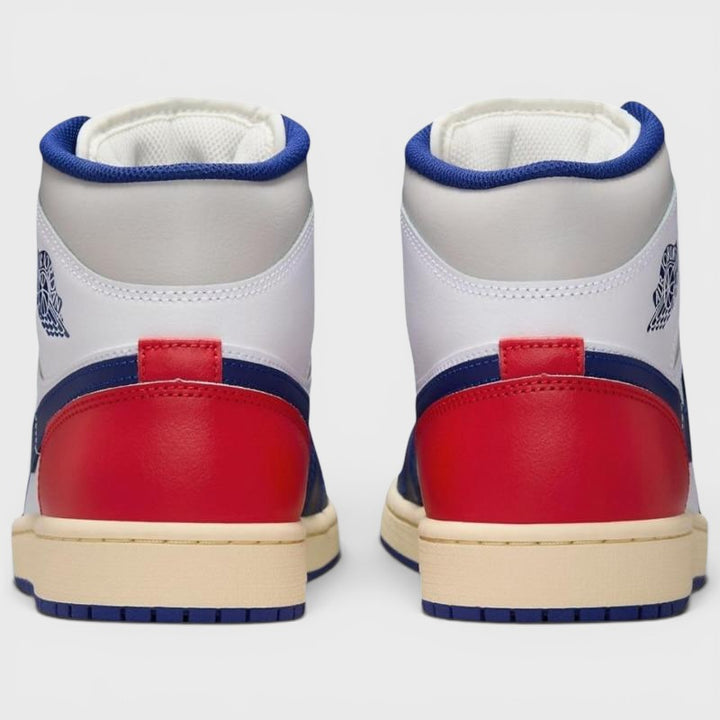 Air Jordan 1 Mid white/deep royal blue