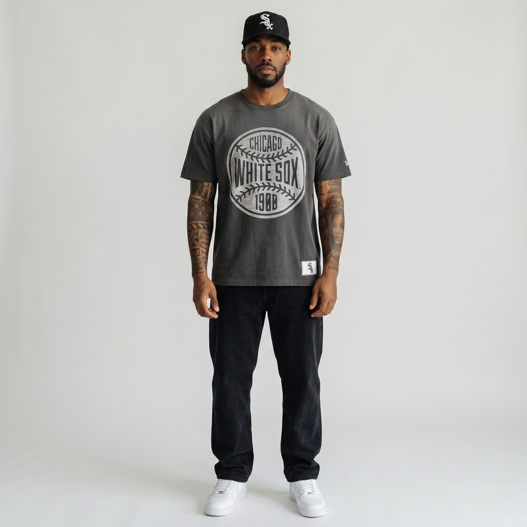 New Era Sport Classics Washed Tee black