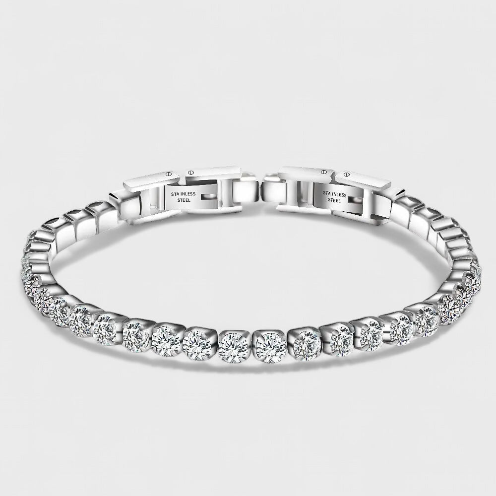 Tennis Adjustable Bracelet With Zircon steel - Shop-Tetuan