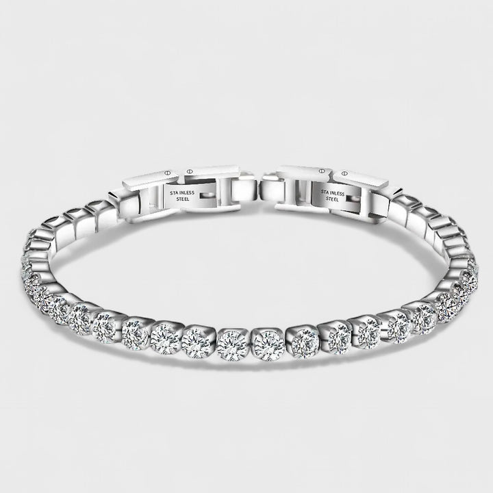 Tennis Adjustable Bracelet With Zircon steel - Shop-Tetuan