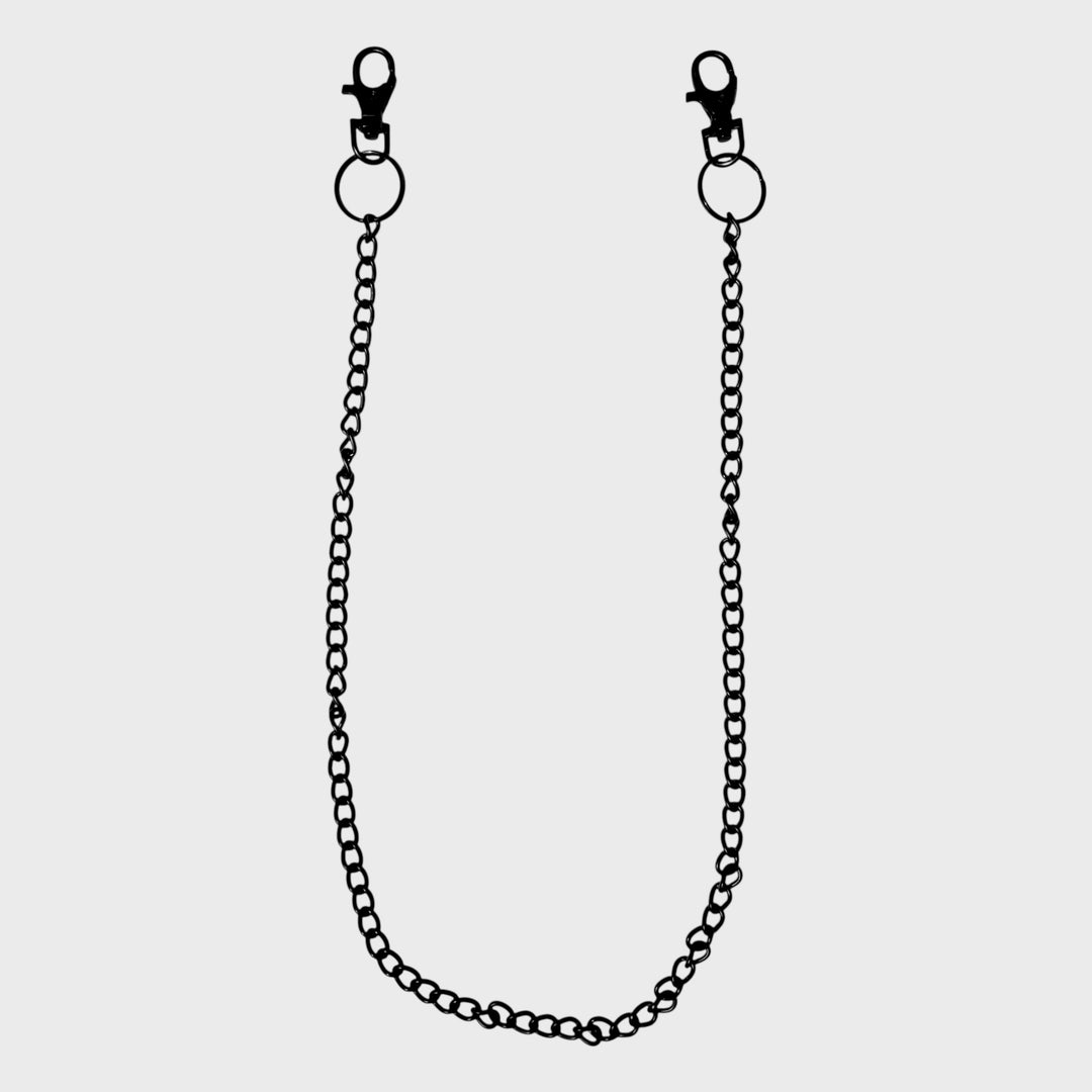 Single Metal Chain Lightweight With Double Hook black - Shop-Tetuan