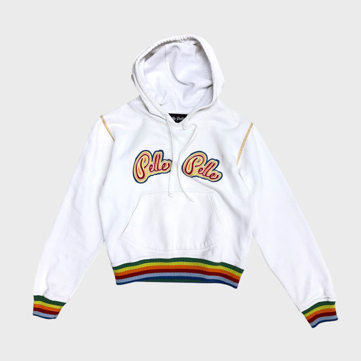 Pelle Pelle Vintage Rainbow Womens hoodie white XS