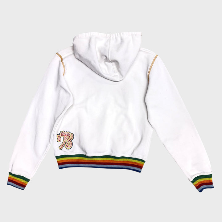 Pelle Pelle Vintage Rainbow Womens hoodie white XS