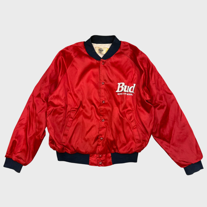 Budweiser Vintage Baseball jacket red L