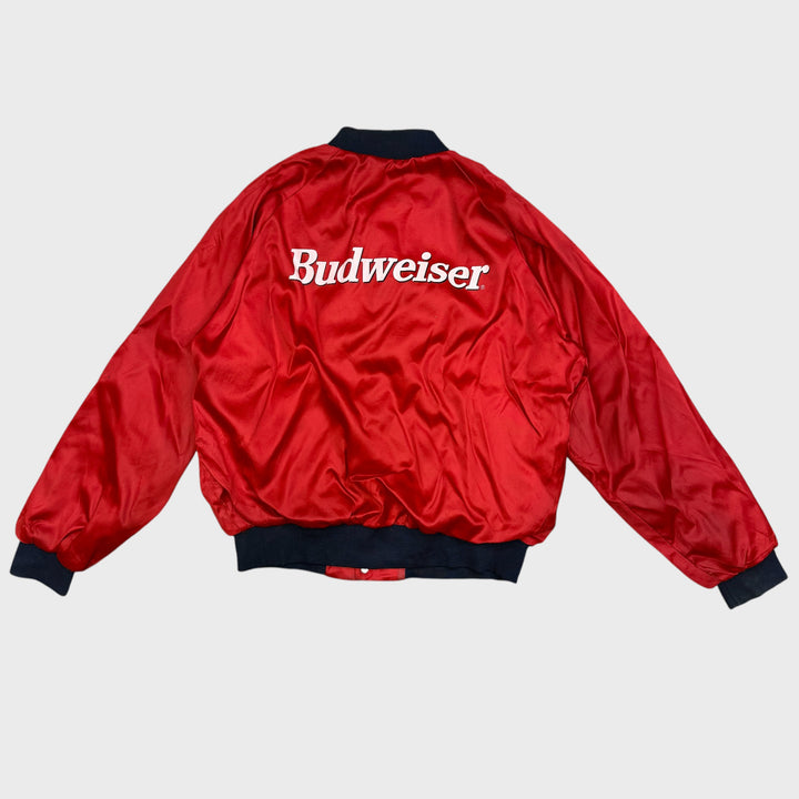Budweiser Vintage Baseball jacket red L
