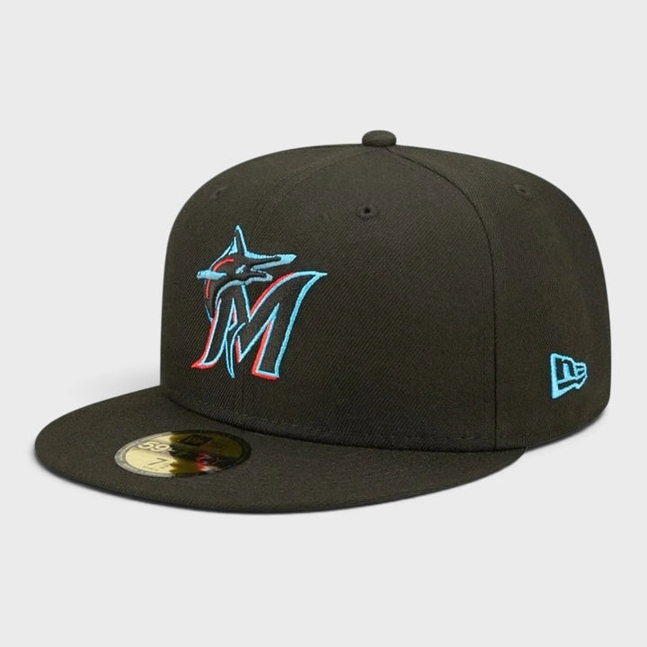 New Era Authentic On Field Game 59Fifty M Marlins black