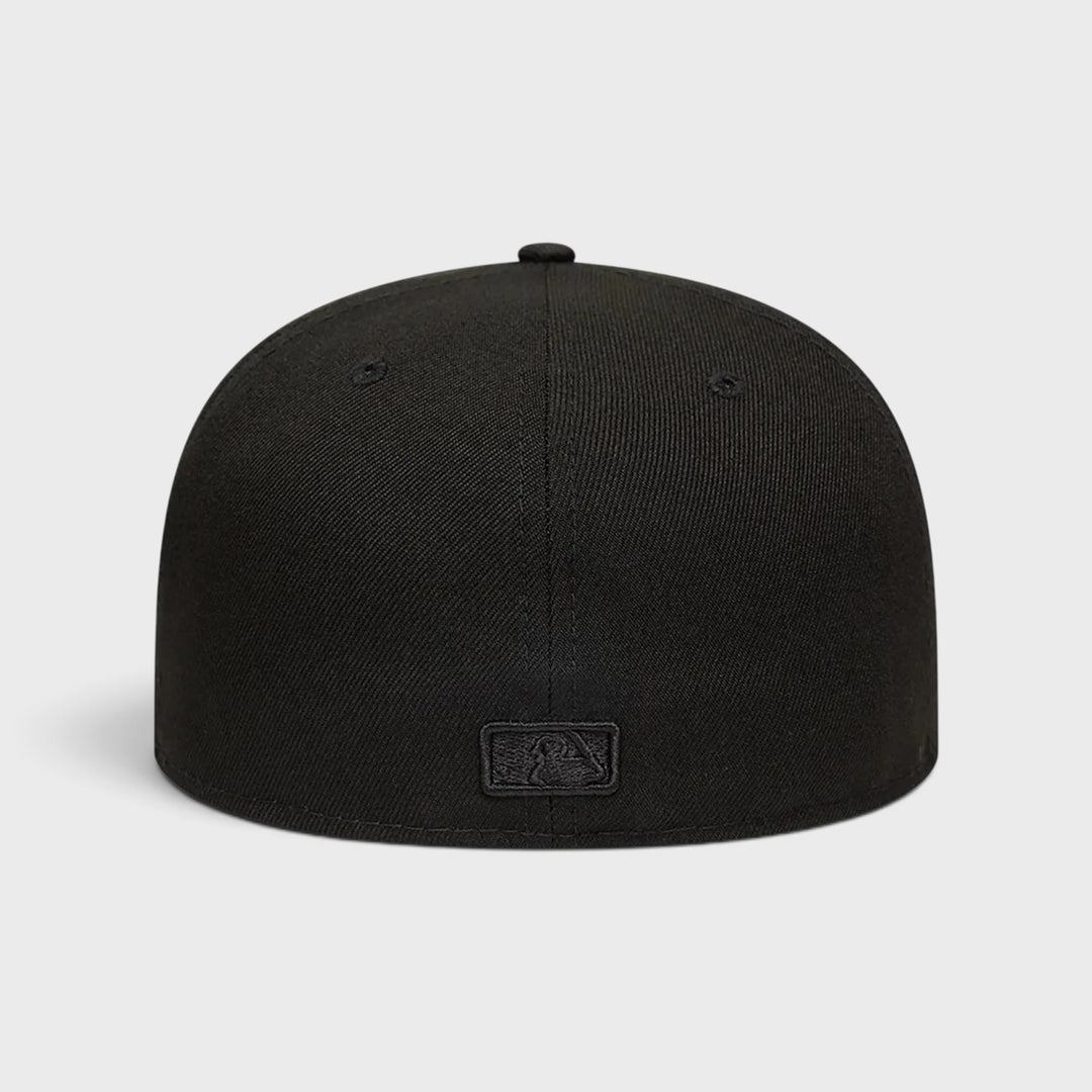 New Era Black On Black 59Fifty A Braves blk/blk