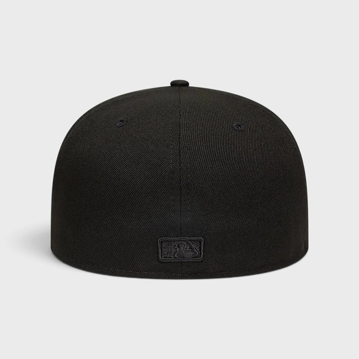 New Era Black On Black 59Fifty A Braves blk/blk