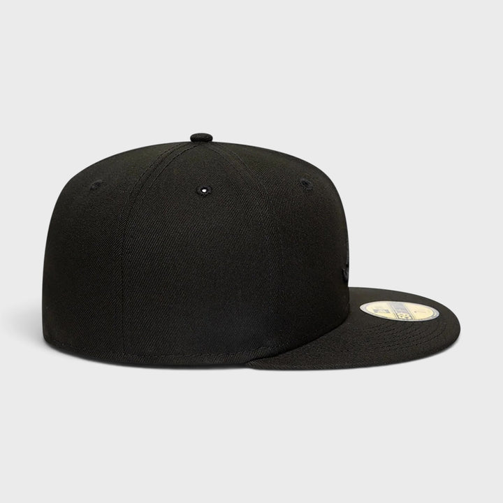 New Era Black On Black 59Fifty A Braves blk/blk