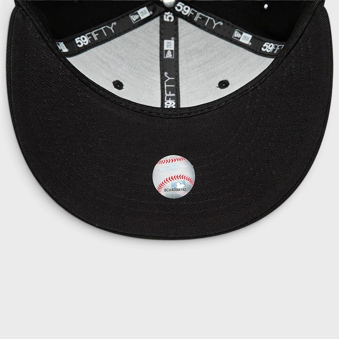 New Era Black On Black 59Fifty A Braves blk/blk