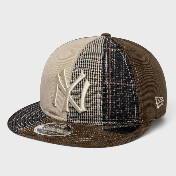 New Era MLB Patchwork Retro Crown 9Fifty NY Yankees dark brown