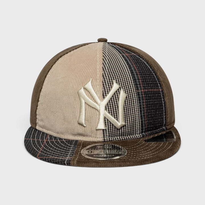 New Era MLB Patchwork Retro Crown 9Fifty NY Yankees dark brown