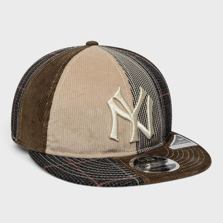 New Era MLB Patchwork Retro Crown 9Fifty NY Yankees dark brown