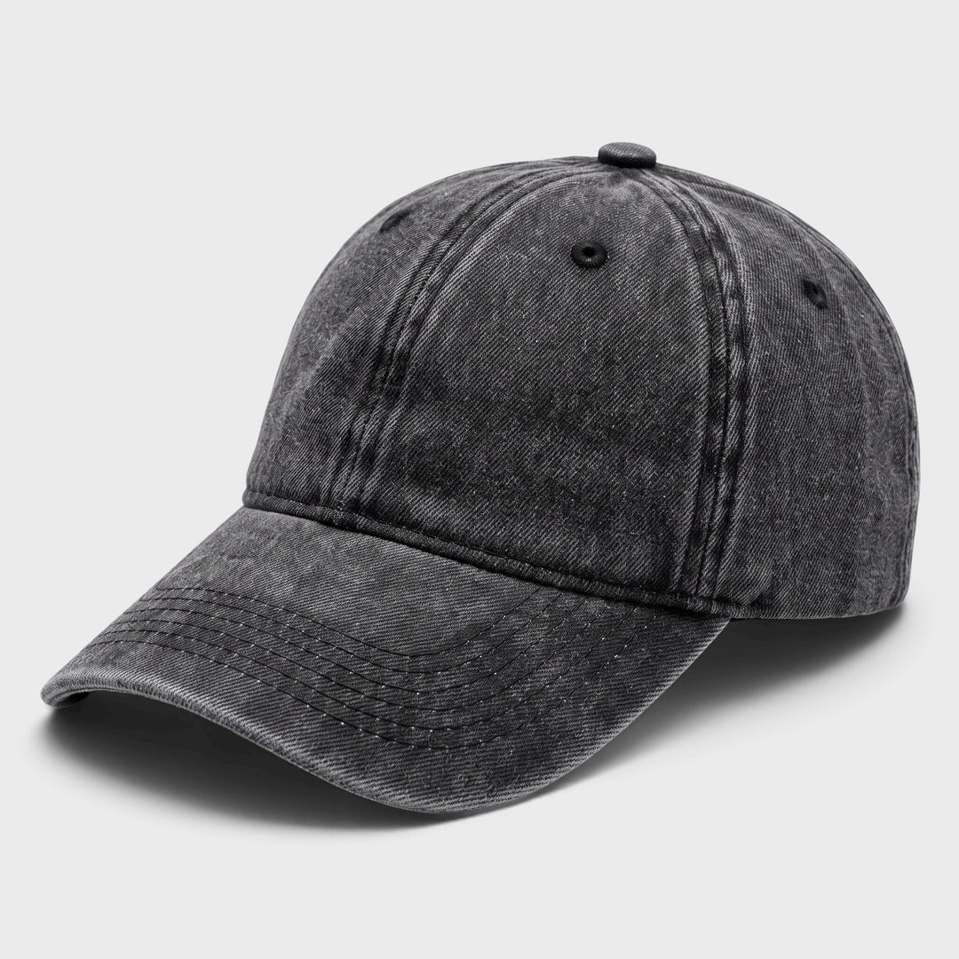 Tom Franks Stonewashed 6 Panel strapback black