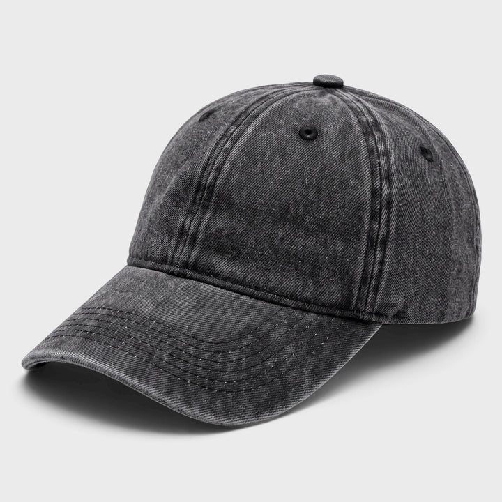 Tom Franks Stonewashed 6 Panel strapback black