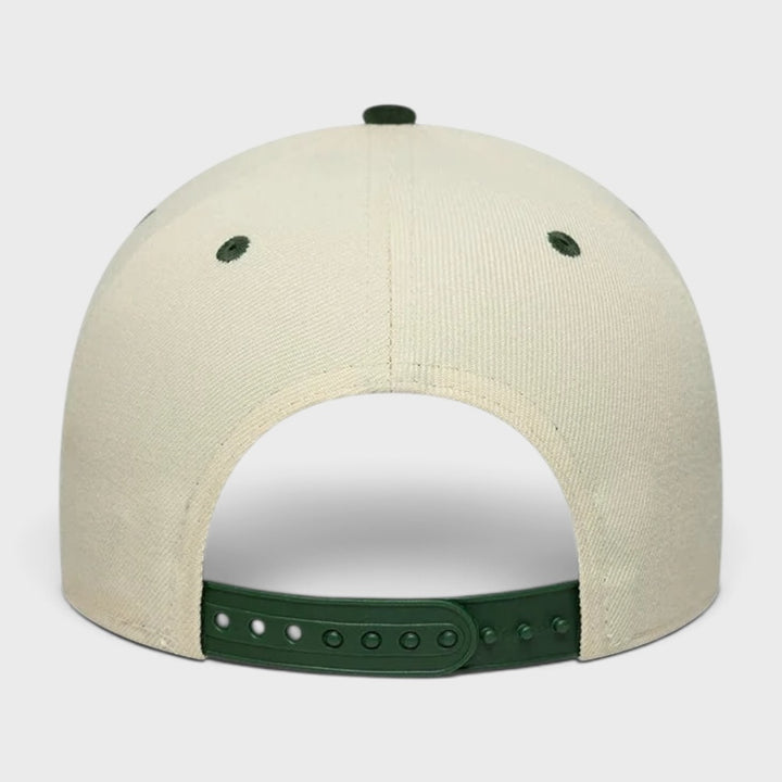 New Era MLB Wordmark Suede 9Forty E-Frame NY Yankees cream/green