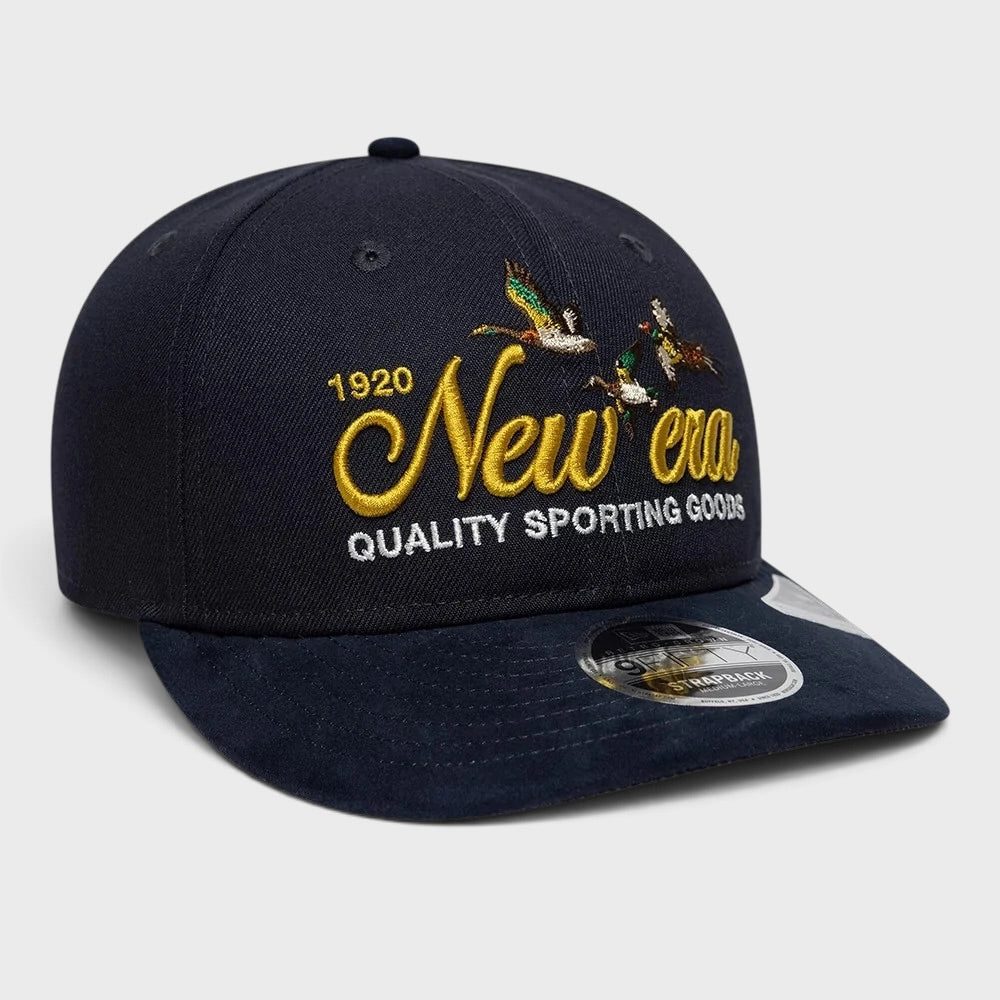 New Era Retro Crown 9Fifty suede navy