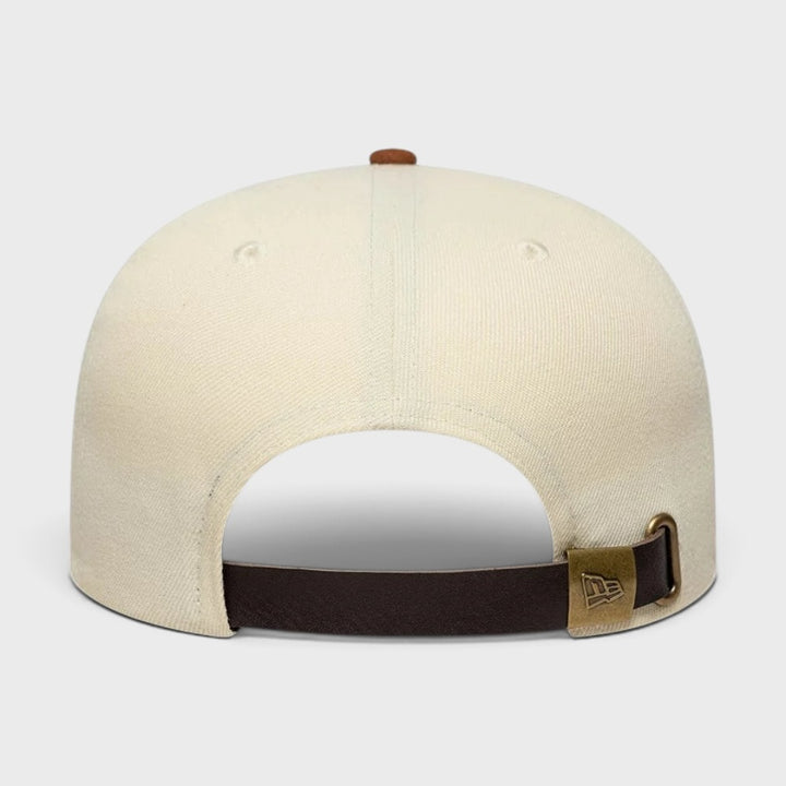 New Era Retro Crown 9Fifty suede cream/brown