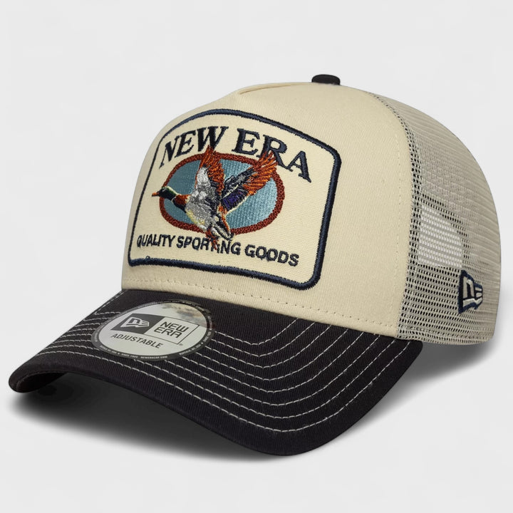 New Era Animal Patch 9FORTY A-Frame Trucker navy - Shop-Tetuan