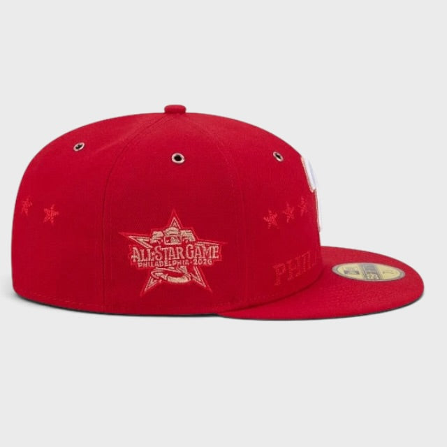 New Era MLB All Star Game 2026 59Fifty P Phillies red