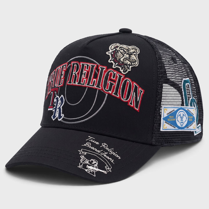 True Religion True Logo hat jet black