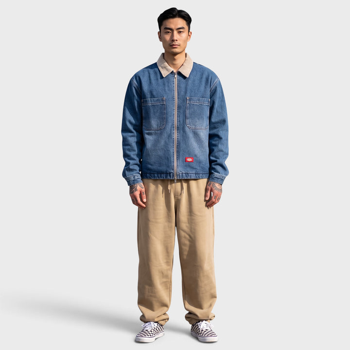 Dickies Taylor Denim Jacket mid blufad wash
