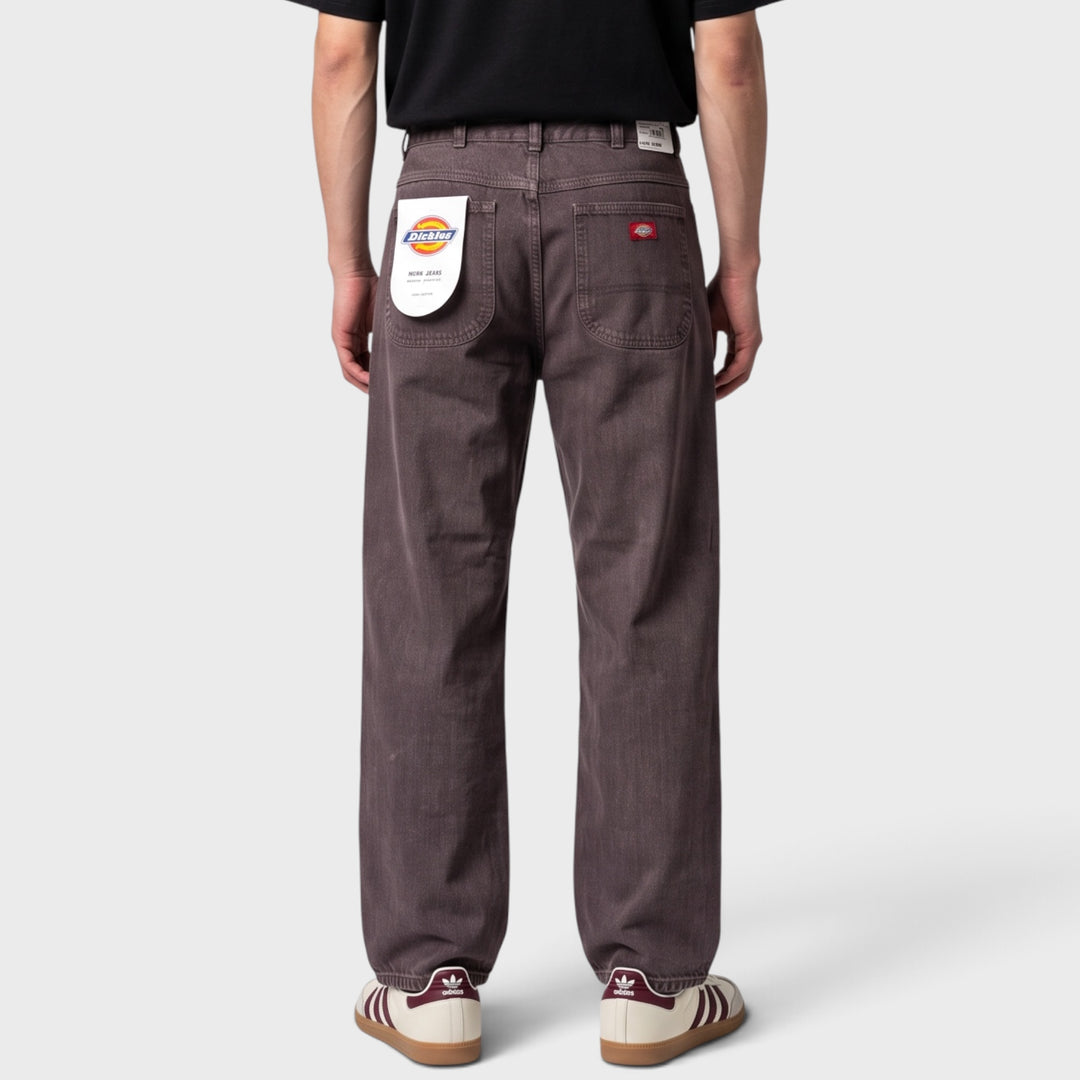 Dickies Springerville baggy straight work jeans dark brown