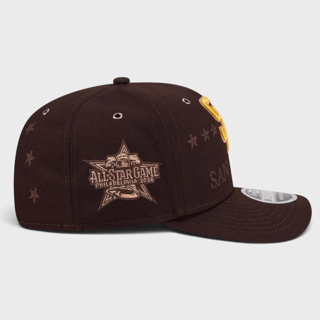 New Era All-Star Game 2026 9Seventy Stretch-Snap SD Padres brown