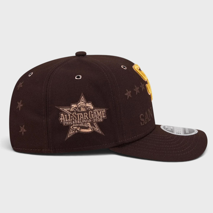 New Era All-Star Game 2026 9Seventy Stretch-Snap SD Padres brown