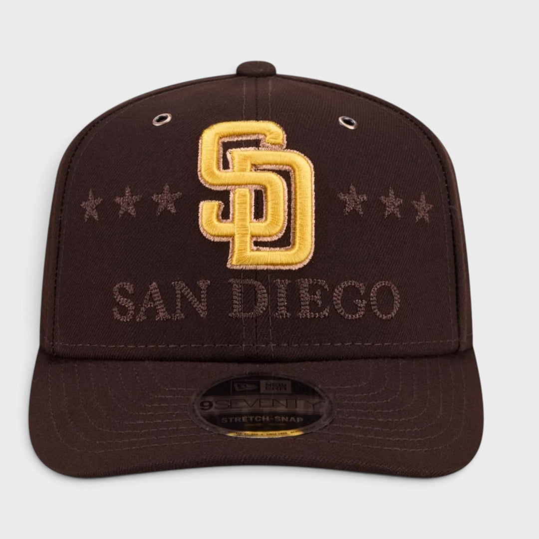 New Era All-Star Game 2026 9Seventy Stretch-Snap SD Padres brown