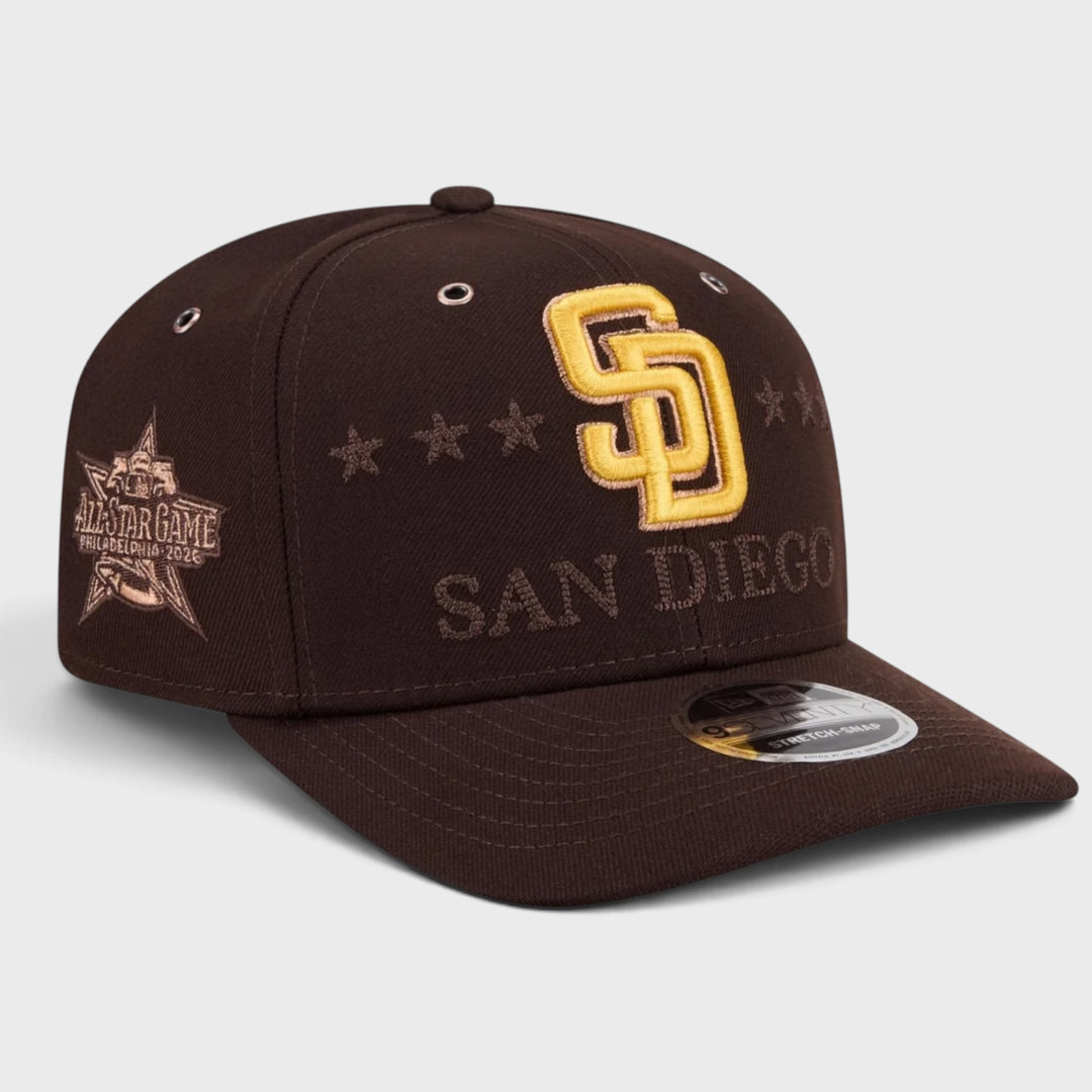 New Era All-Star Game 2026 9Seventy Stretch-Snap SD Padres brown