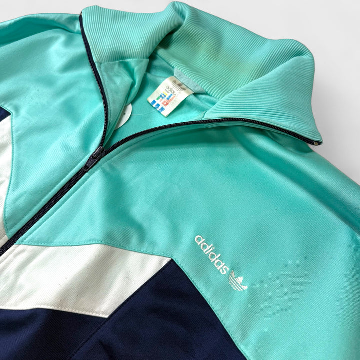 Adidas 90s Vintage Trackjacket navy/aqua L