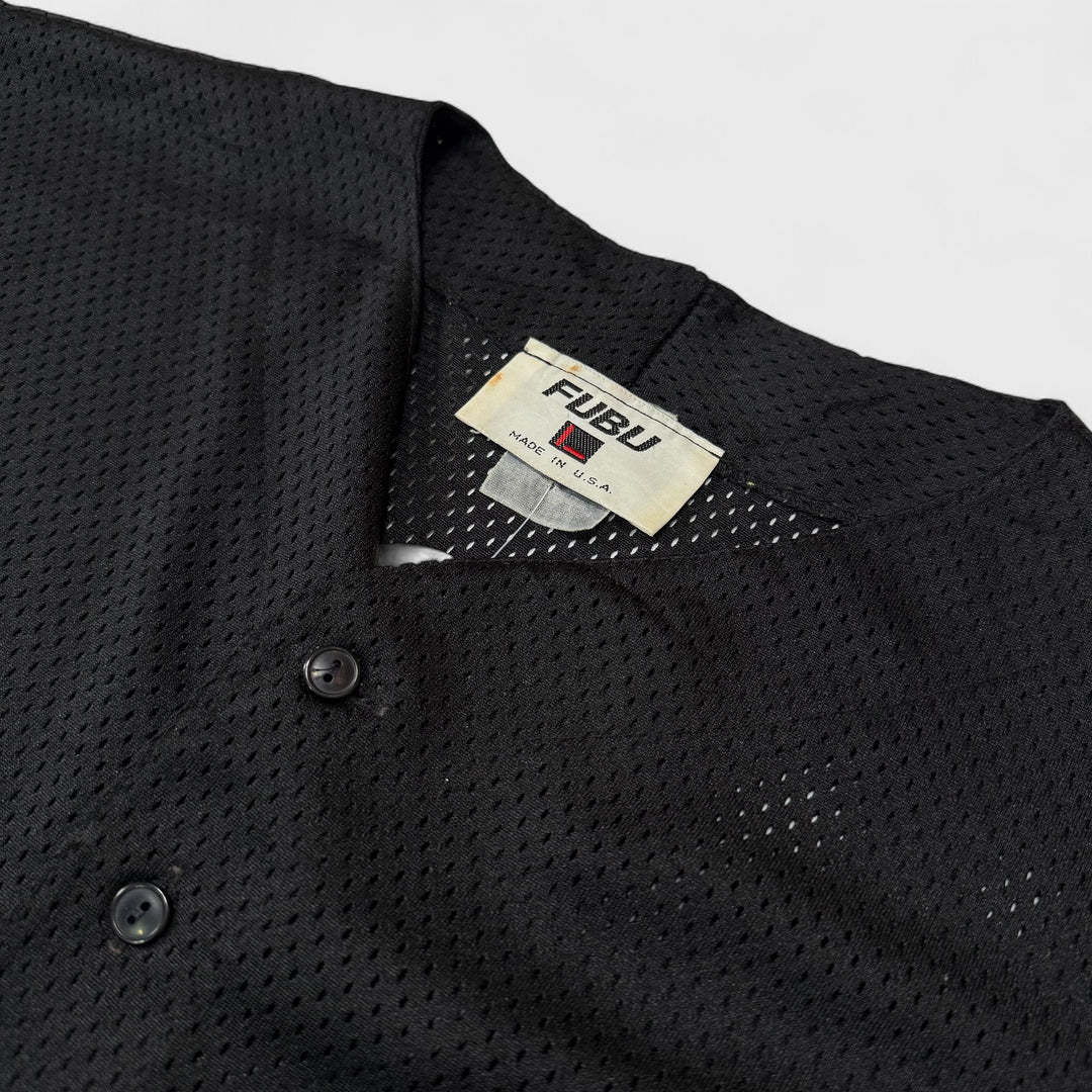 Fubu 90s Vintage Baseball Jersey black XXL