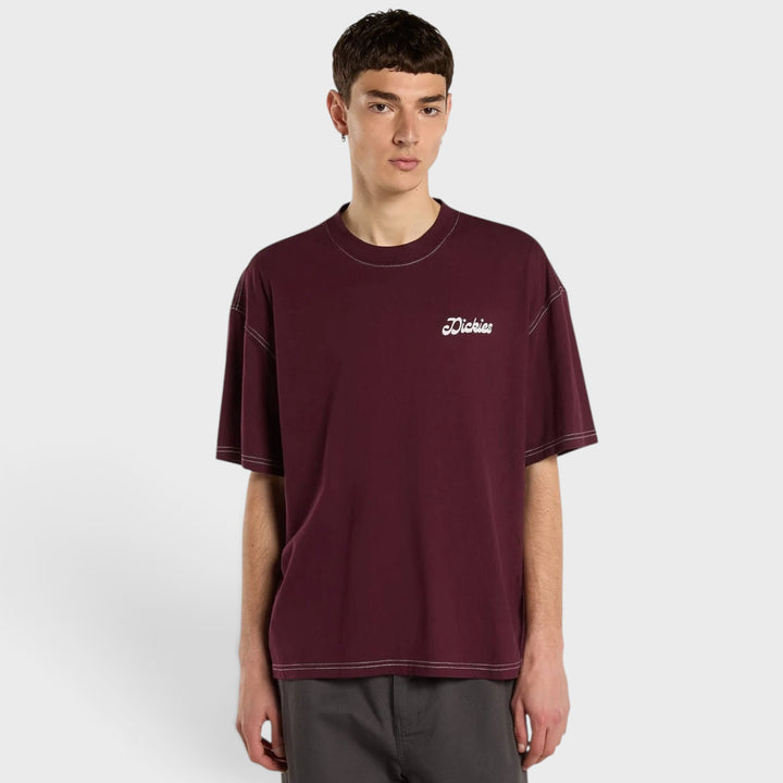 Dickies Cornville Midweight tee maroon