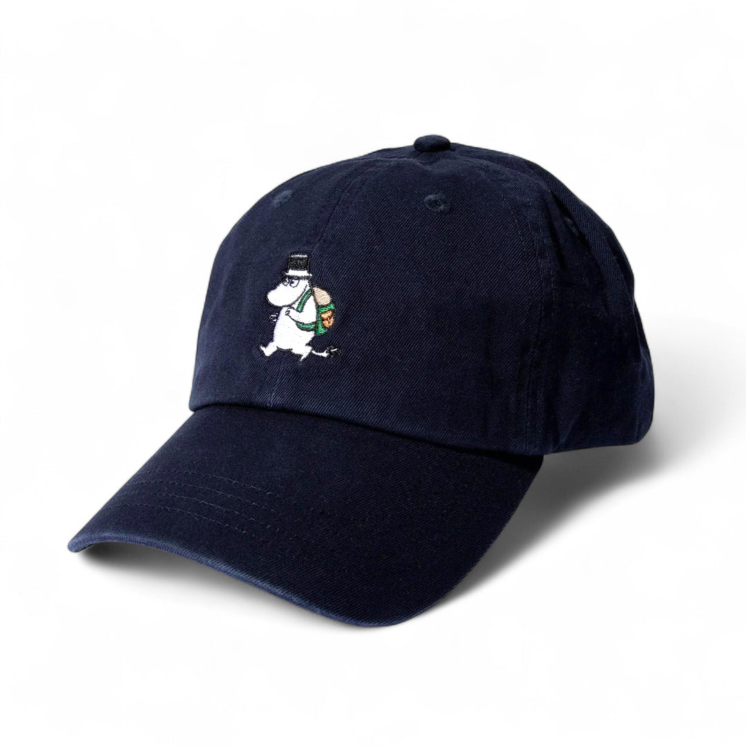 Moomin Muumipappa Seikkailulla dad cap navy