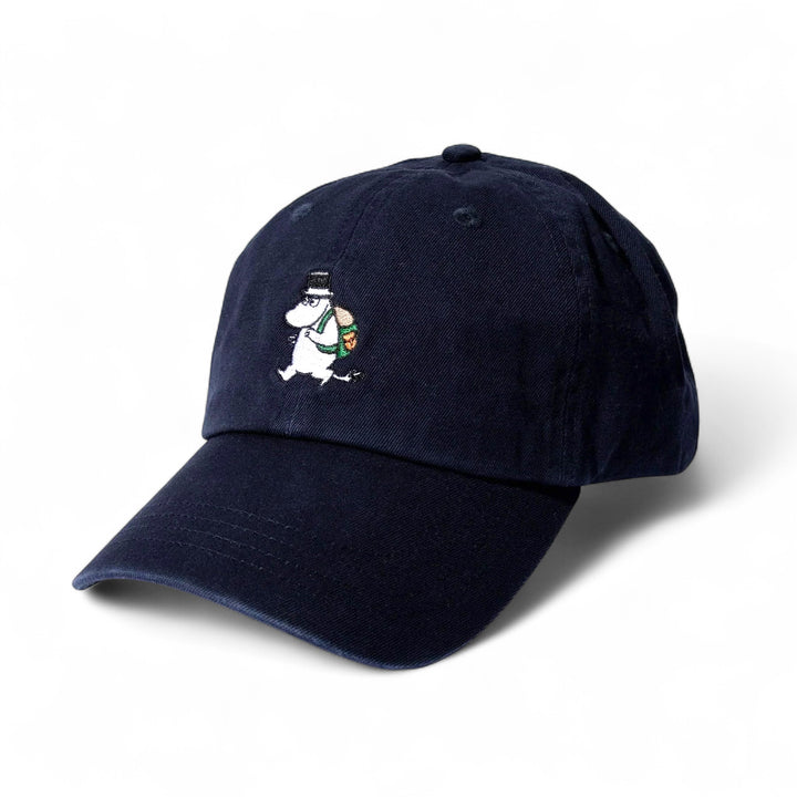 Moomin Muumipappa Seikkailulla dad cap navy