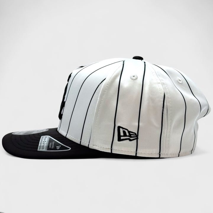 New Era 950AF Satin Pinstripe C White Sox white/black