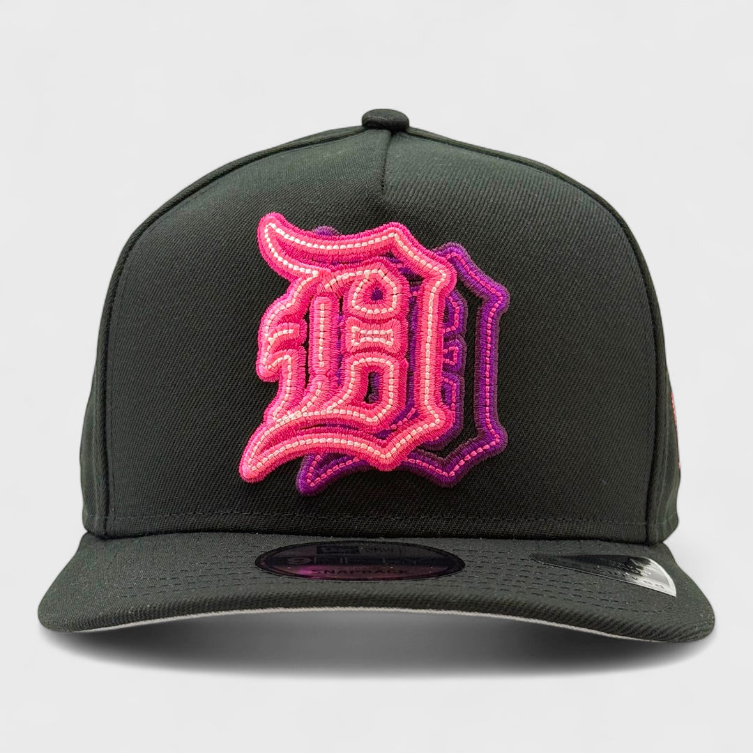 New Era 9Fifty A-Frame Neon D Tigers black