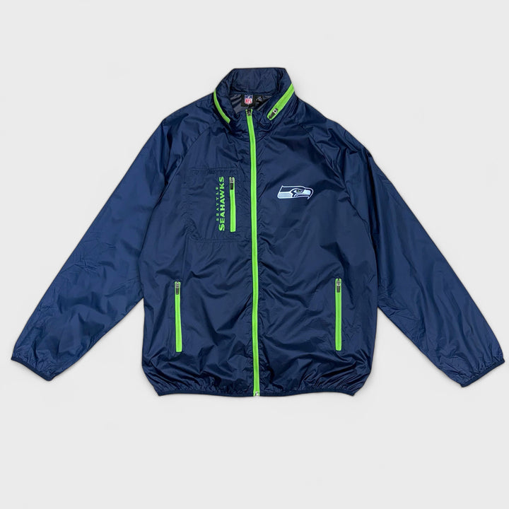 G-III Apparel NFL Seattle Seahawks Windbreaker jacket navy/lime L - Shop-Tetuan