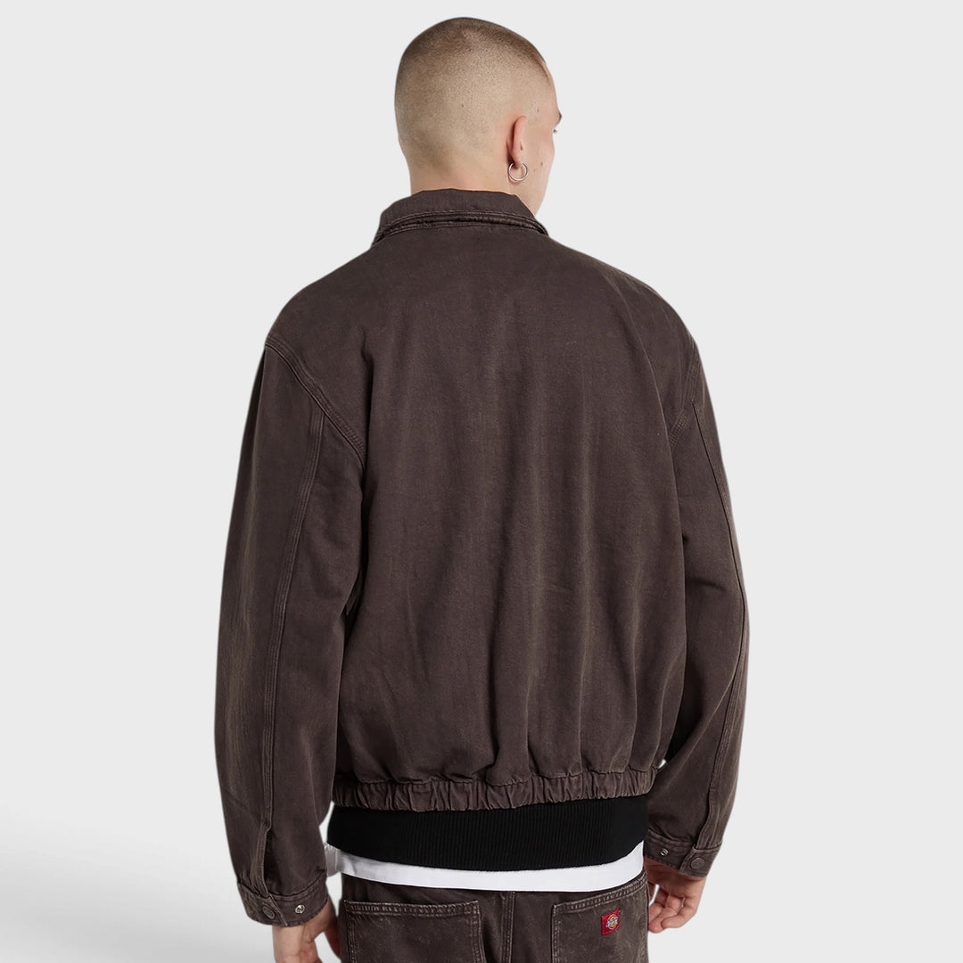 Dickies Edgewood Unlined Denim Jacket dark brown