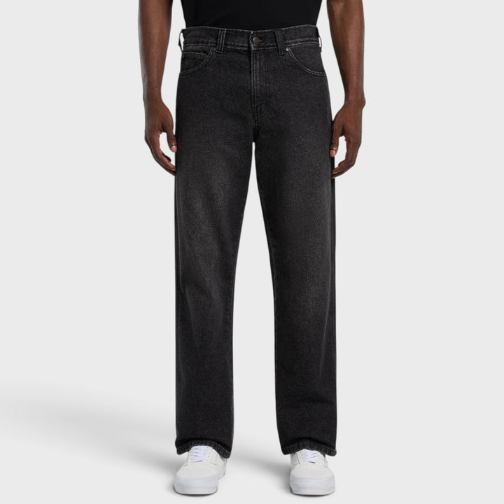 Dickies 954 Relaxed Straight Work jeans black wash faded
