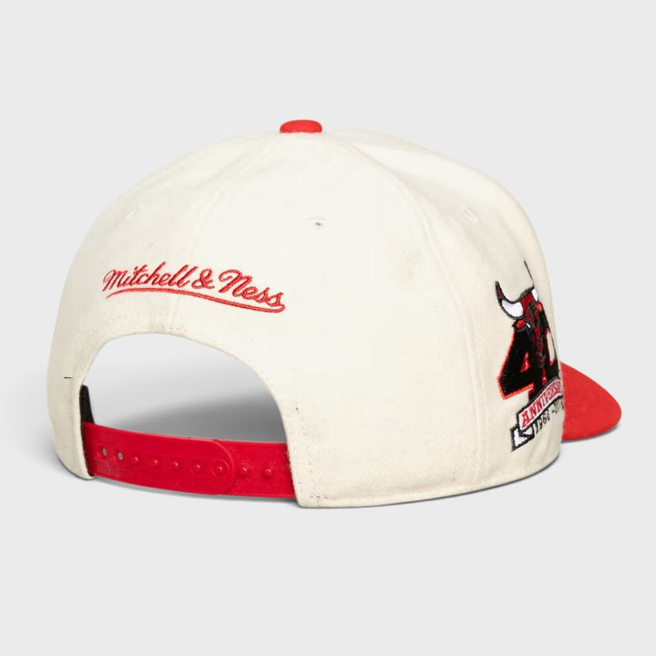 Mitchell &amp; Ness NBA Cream Team Pro Snapback C Bulls off wht/red